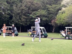 2026年ゴルフ部第1回AP杯開会の様子