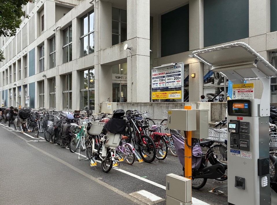 店舗の駐輪場