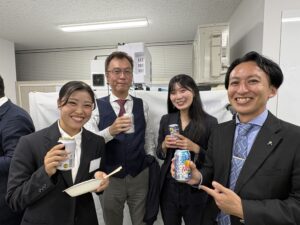 27卒内定式　懇親会1